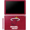 NBA Miami Heat Red Primary Logo Galaxy Book 12in Skin